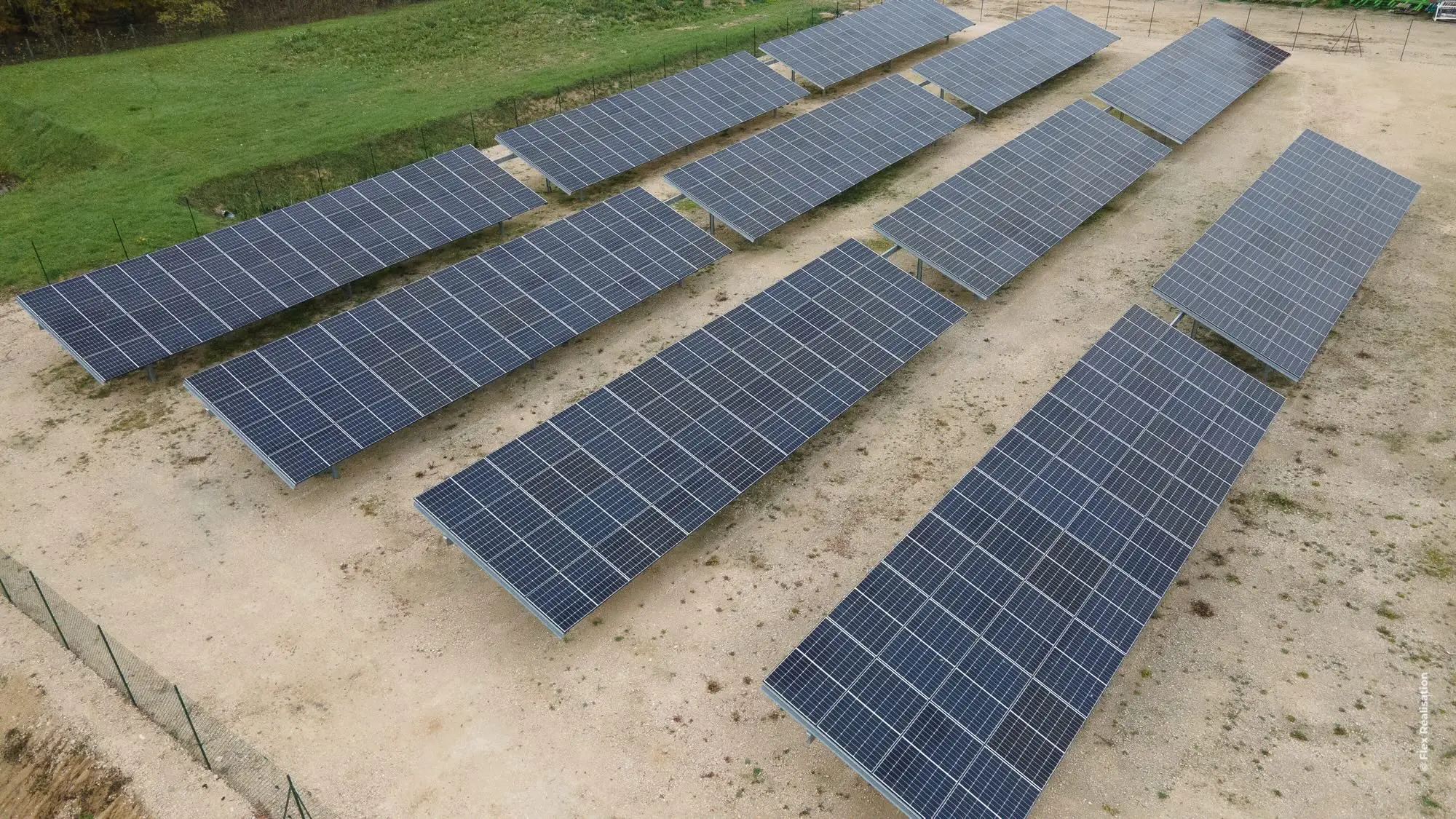 champ photovoltaique
