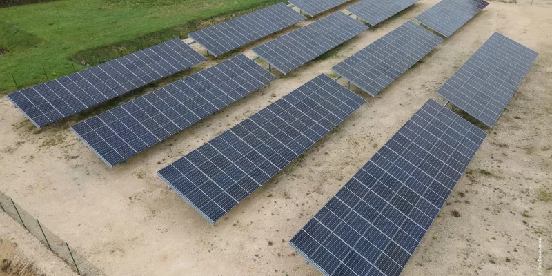 champ photovoltaique